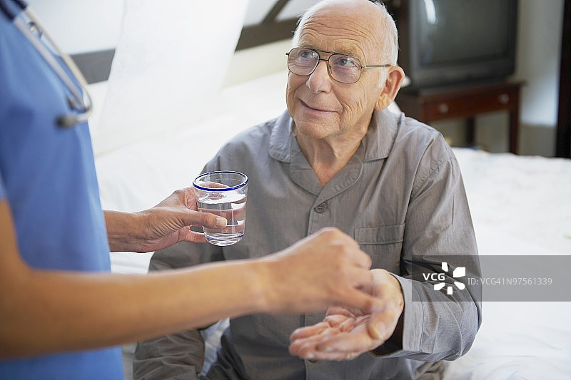 护士与病人图片素材