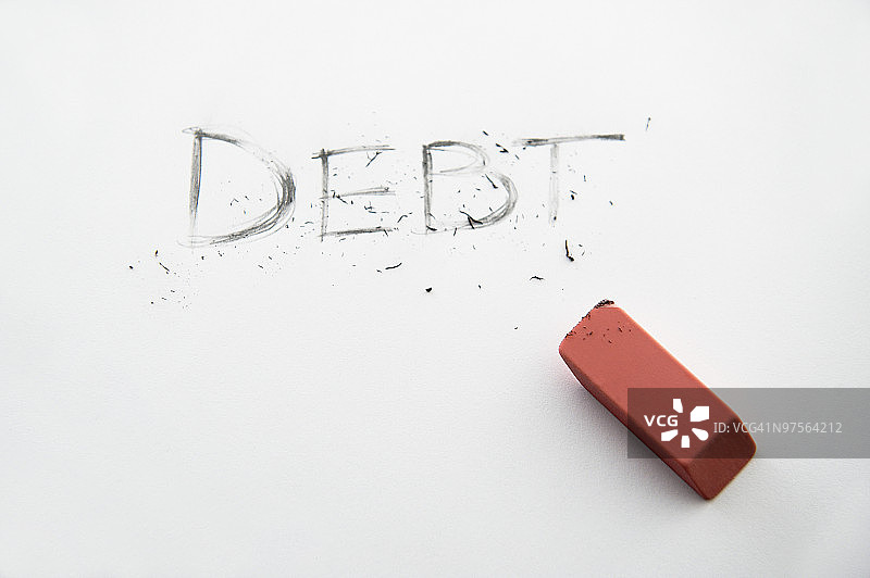 债务消除图片素材