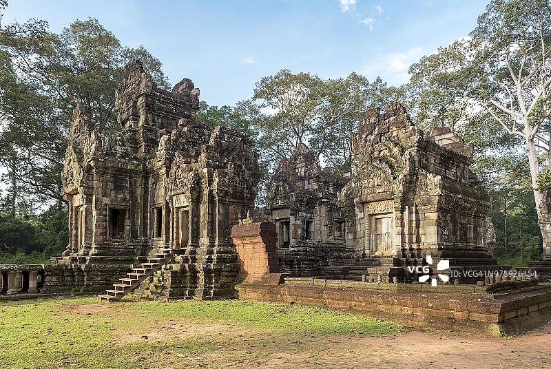 柬埔寨吴哥周萨神庙图片素材