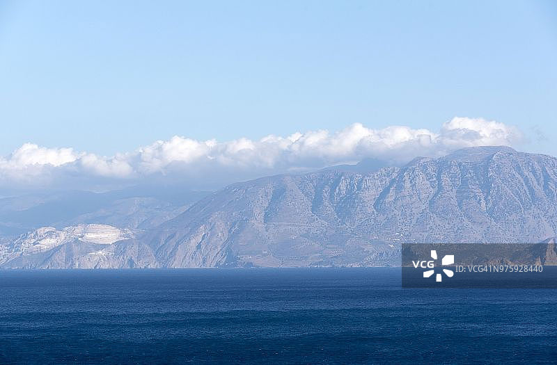 克里特岛阿吉奥斯·尼古拉斯附近米拉贝洛海湾图片素材