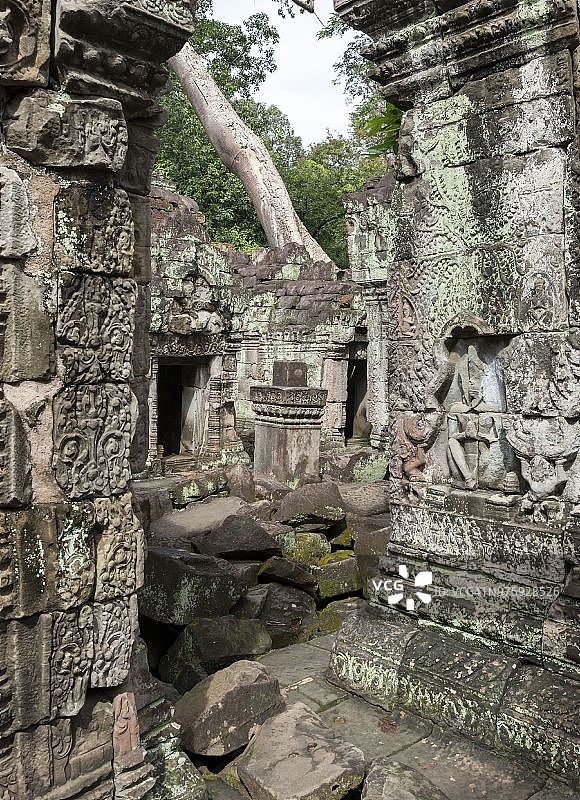 圣剑寺，吴哥，柬埔寨图片素材
