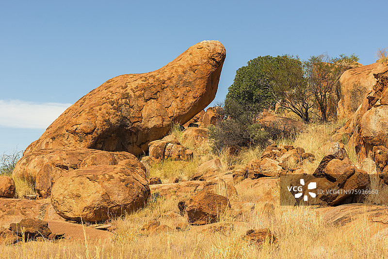 魔鬼岩：澳大利亚的红色花岗岩巨石图片素材