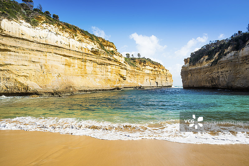 澳大利亚大洋路坎贝尔港，阿德湖峡谷图片素材