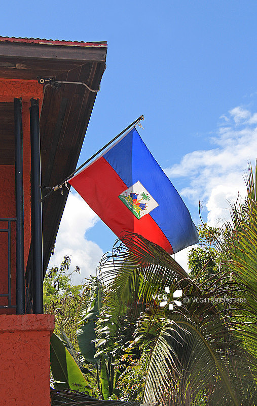 海地国旗图片素材