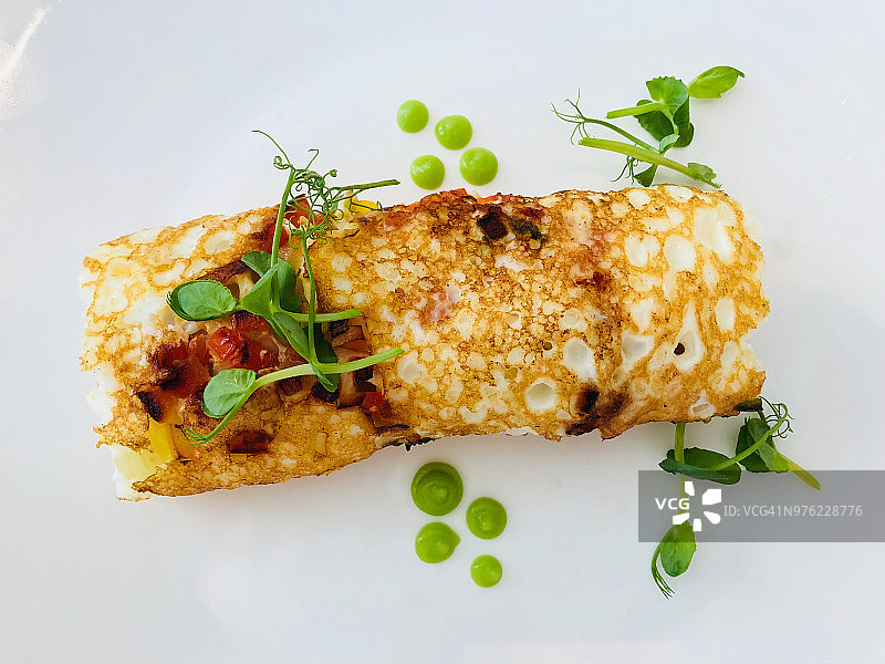 蛋白煎蛋卷图片素材