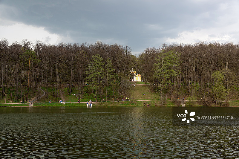 莫斯科察里津诺湖自然保护区图片素材