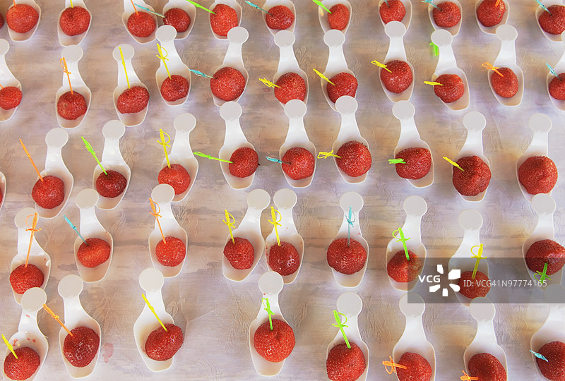 马拉斯基诺樱桃展示图片素材