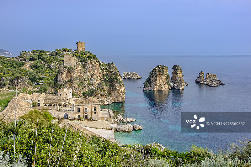 斯科佩洛的法拉格利奥尼和托纳拉（意大利西西里岛）图片素材