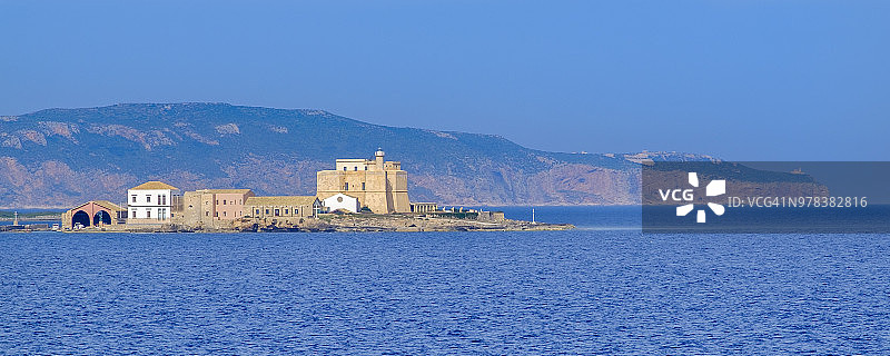 福尔米卡岛，埃加迪群岛（意大利西西里岛）图片素材