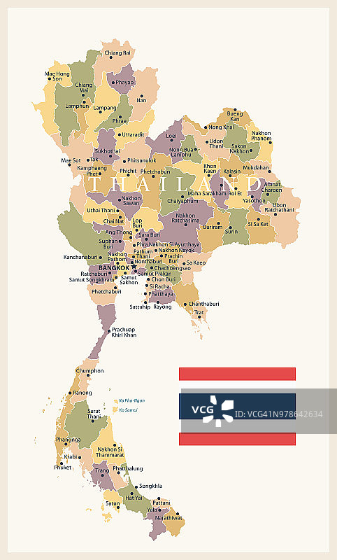 泰国复古风数字“21”图片素材