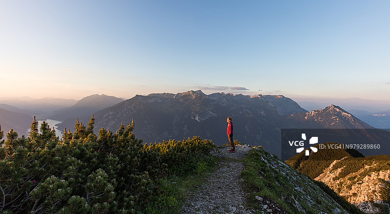 奥地利蒂罗尔阿亨湖图片素材