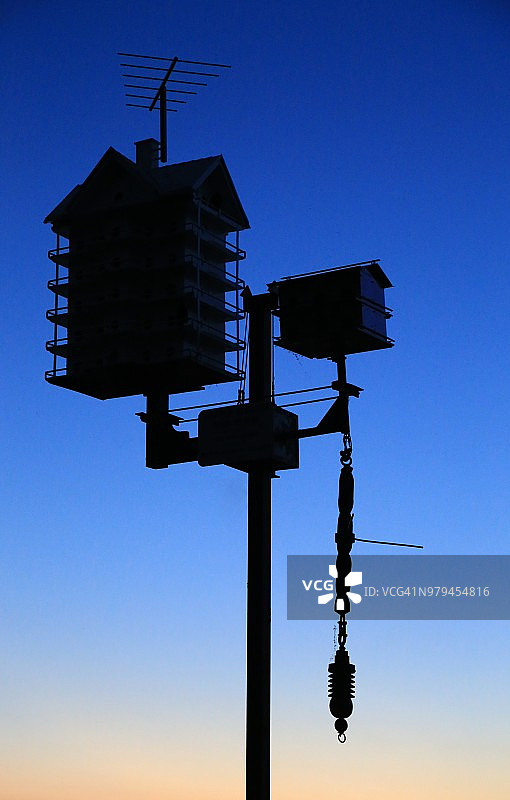 鸟屋轮廓图片素材