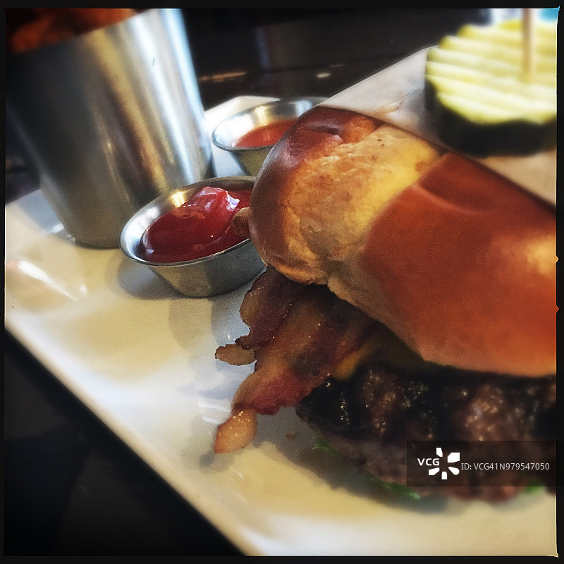 汉堡餐厅图片素材