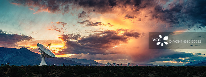 射电望远镜天文台图片素材