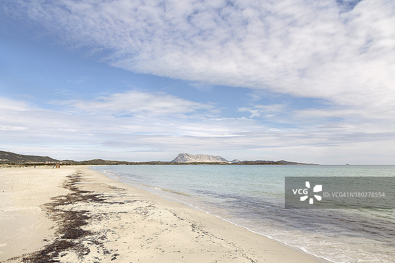 意大利撒丁岛圣特奥多罗的La Cinta海滩图片素材