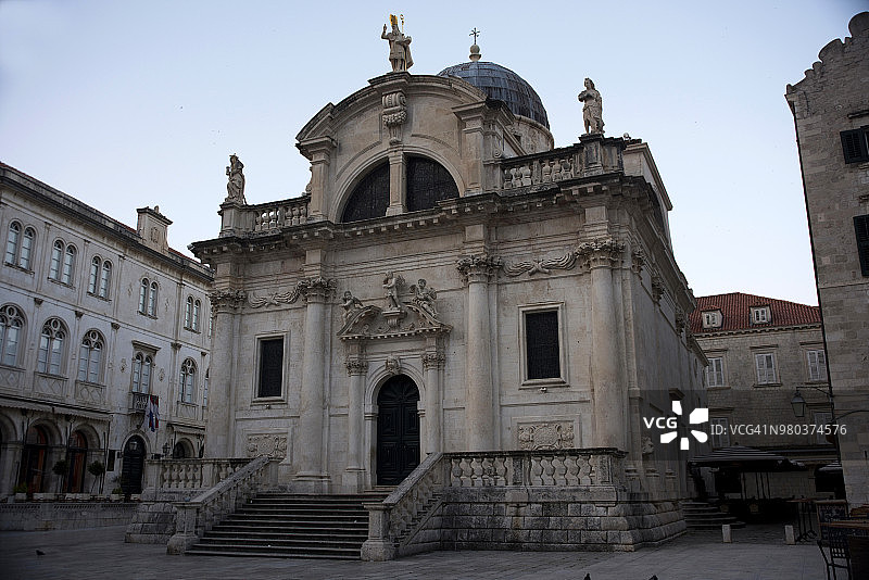 杜布罗夫尼克圣布莱斯教堂图片素材