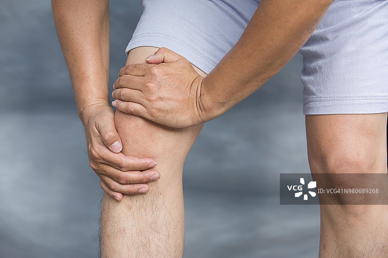 膝盖疼痛图片素材