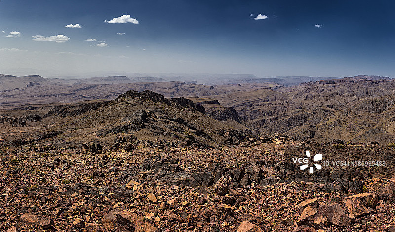 摩洛哥萨格罗山沙漠全景图片素材