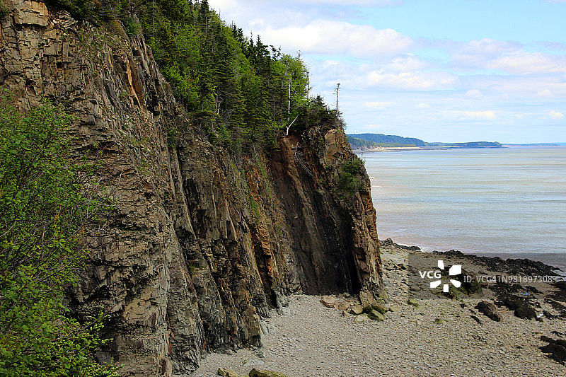 愤怒角，新不伦瑞克省，加拿大图片素材