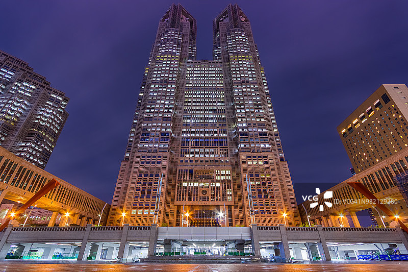 东京市政府大楼图片素材