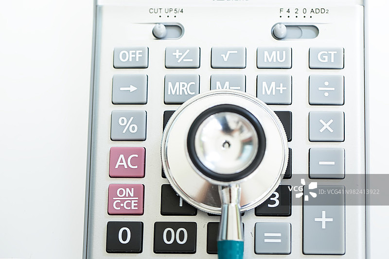 医疗保健费用概念图片素材