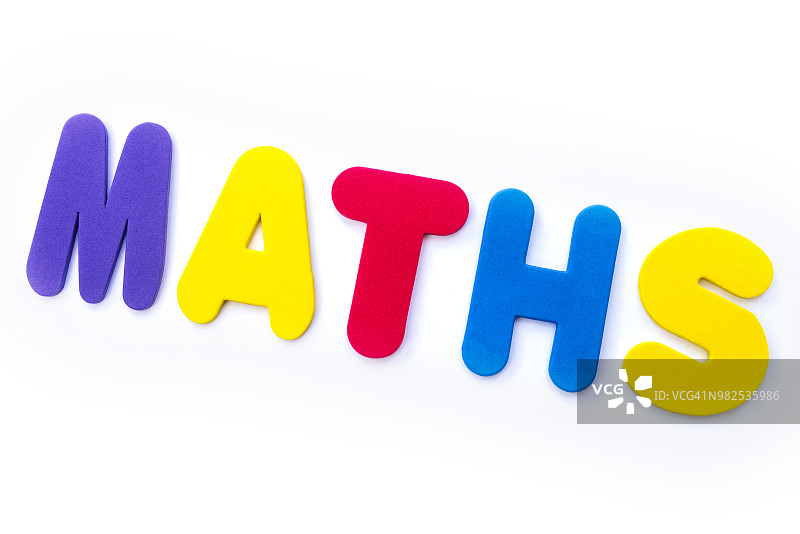 MATHS字样图片素材