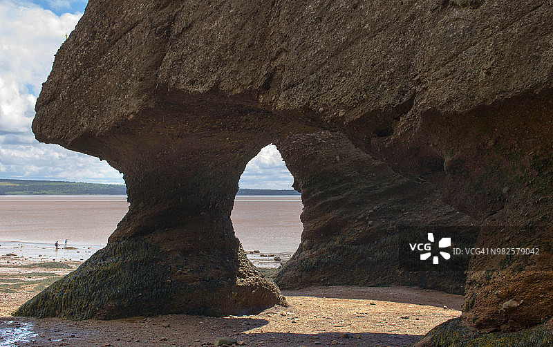 新不伦瑞克省霍普韦尔岩石图片素材