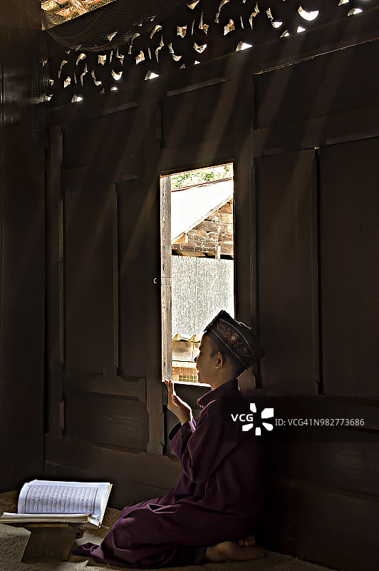 表达对真主的敬意图片素材