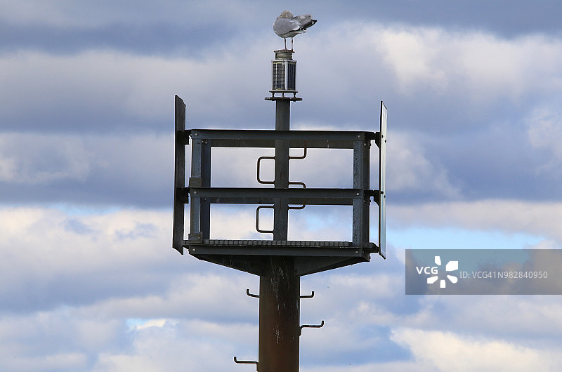 美国海岸警卫队航标塔图片素材