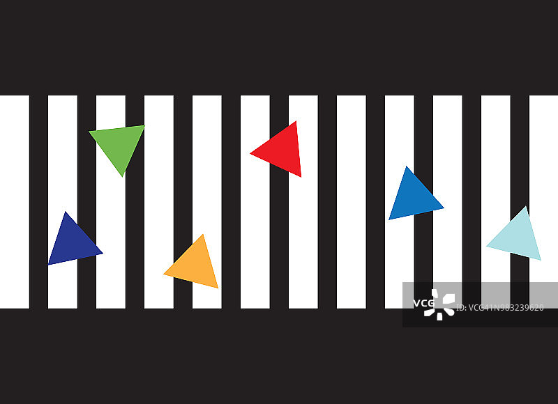 人行横道鸟瞰图图片素材