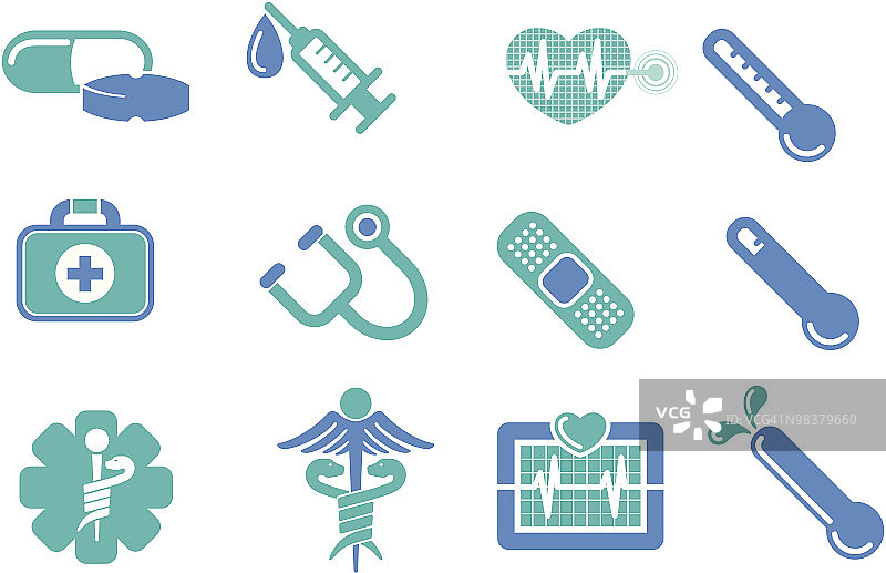 医疗图表合集图片素材