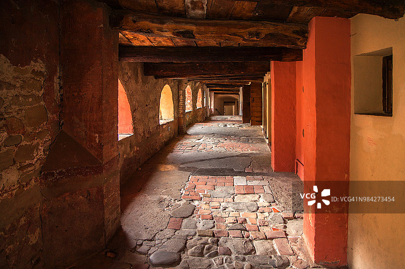 意大利布里西盖拉的中世纪驴子巷图片素材