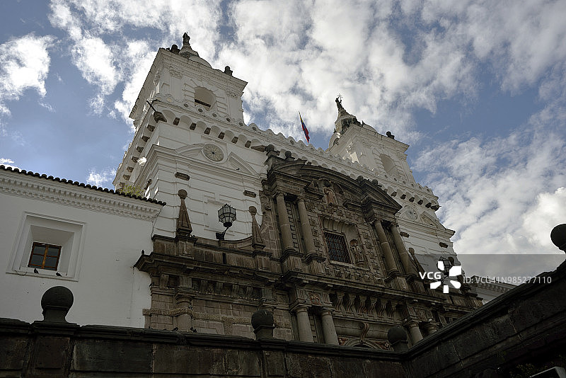 教堂与基多圣方济各修道院图片素材