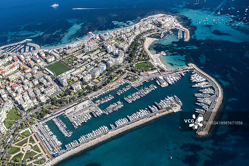 戛纳鸟瞰图图片素材