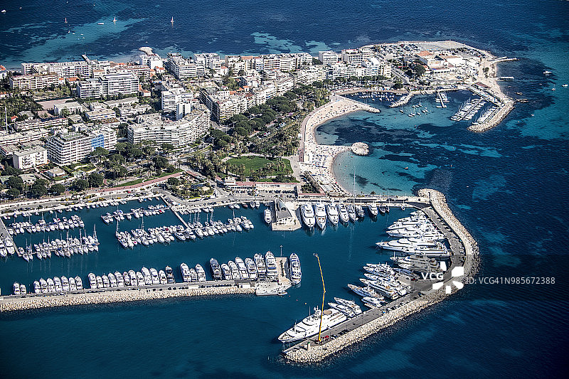 戛纳鸟瞰图图片素材