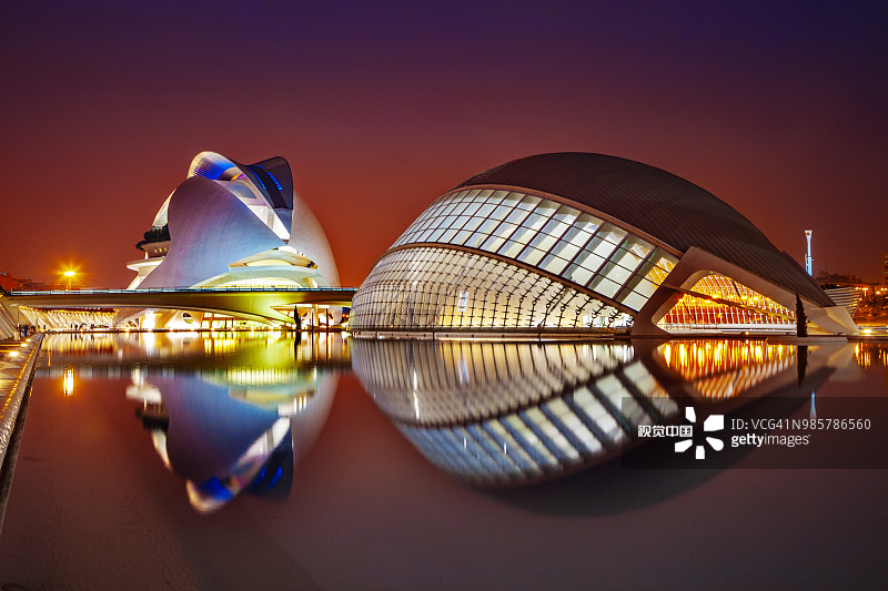 圣地亚哥·卡拉特拉瓦建筑艺术科学城图片素材