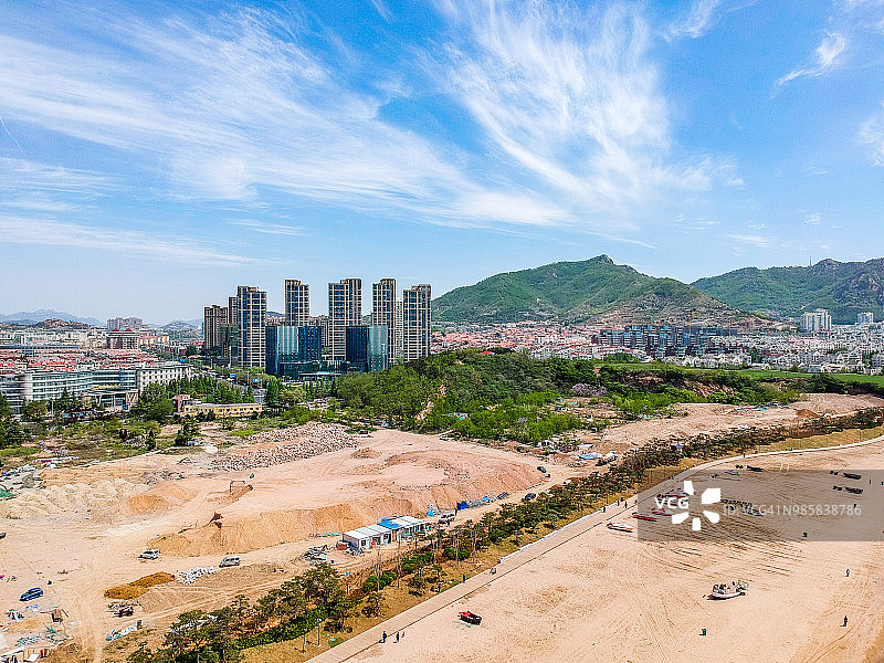 青岛海滩图片素材