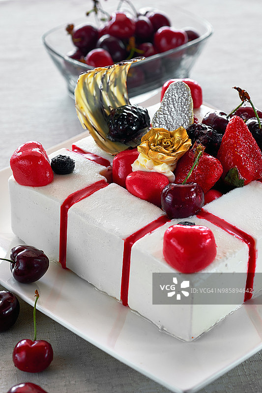 水果蛋糕图片素材