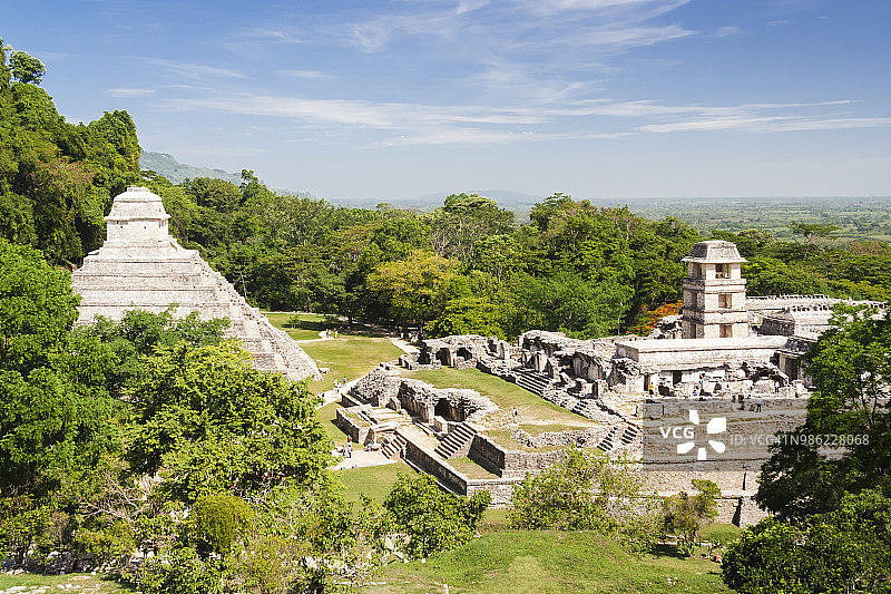 帕伦克全景图片素材