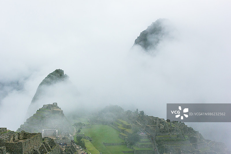 秘鲁马丘比丘的早晨景色图片素材