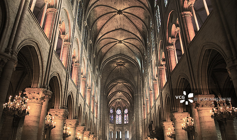 圣母院教堂图片素材