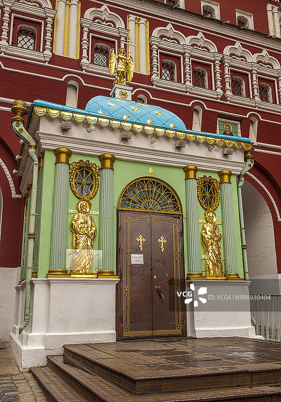 俄罗斯莫斯科红场伊比利亚圣母小教堂图片素材