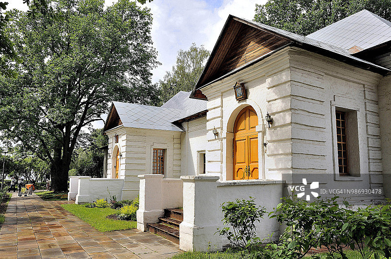 俄罗斯莫斯科新圣女修道院内的修女住所图片素材