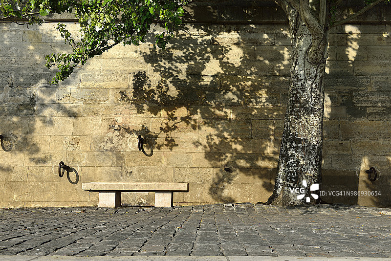 欧洲法国巴黎艺术桥高度的码头图片素材