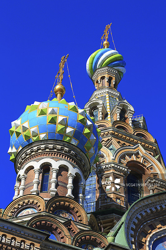 俄罗斯圣彼得堡东正教教堂图片素材