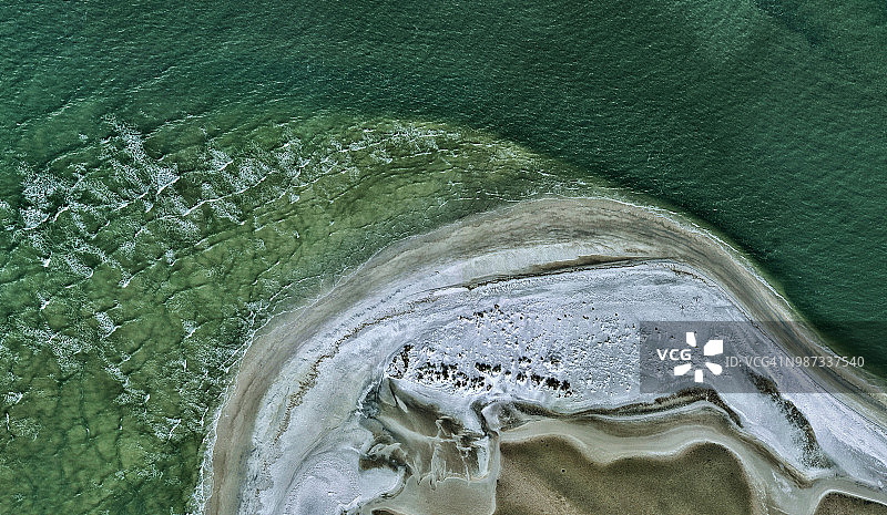 美国佛罗里达州德索托堡新岛鸟瞰图图片素材