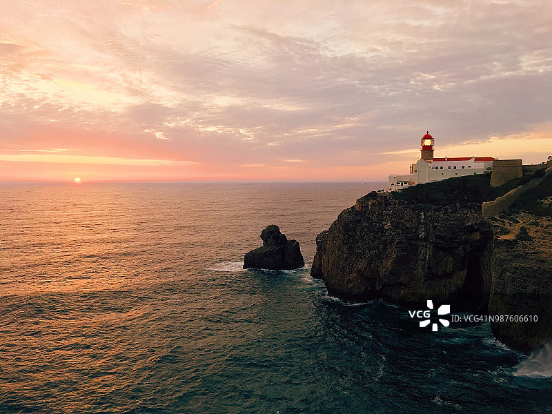 葡萄牙阿尔加维萨格里什圣维森特角图片素材