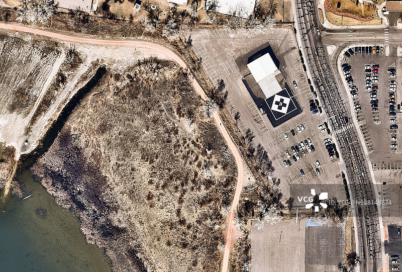 美国科罗拉多州普韦布洛的行政大楼图片素材