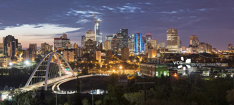 埃德蒙顿天际线图片素材