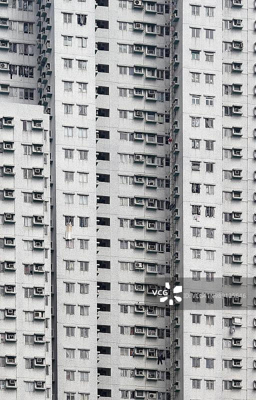 中国香港九龙高层建筑外墙图片素材